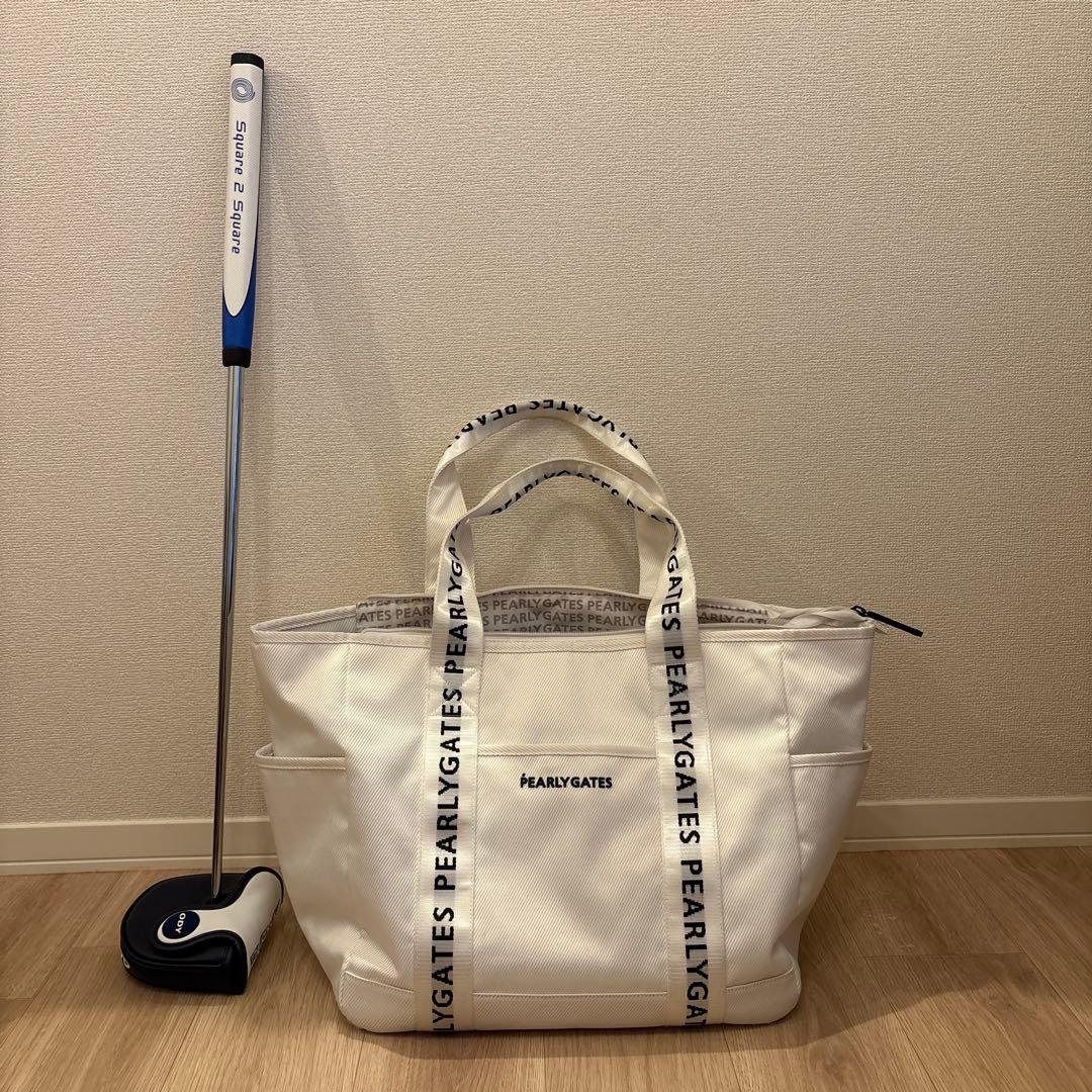 PEARLY GATES ホワイトゴルフバッグ