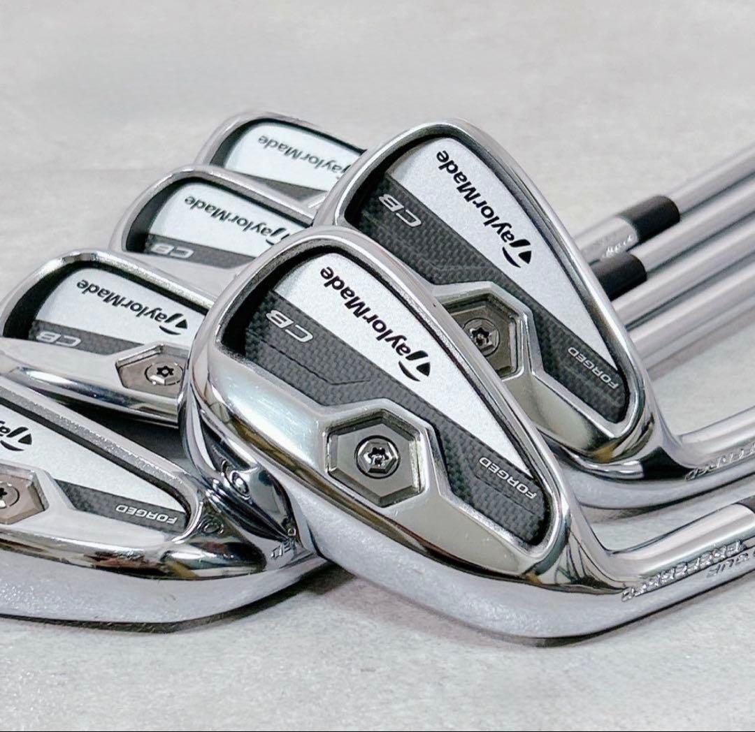 レフティ　美品　5-P AW 7本　テーラーメイド　ツアープリファードCB