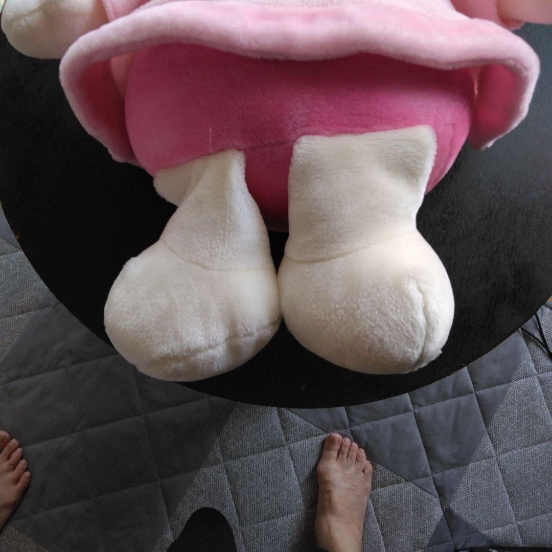 【希少・ビンテージ】ハローキティ ぬいぐるみ 特大 ピンク エンジェル （天使）