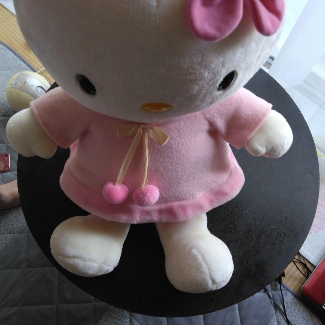 【希少・ビンテージ】ハローキティ ぬいぐるみ 特大 ピンク エンジェル （天使）