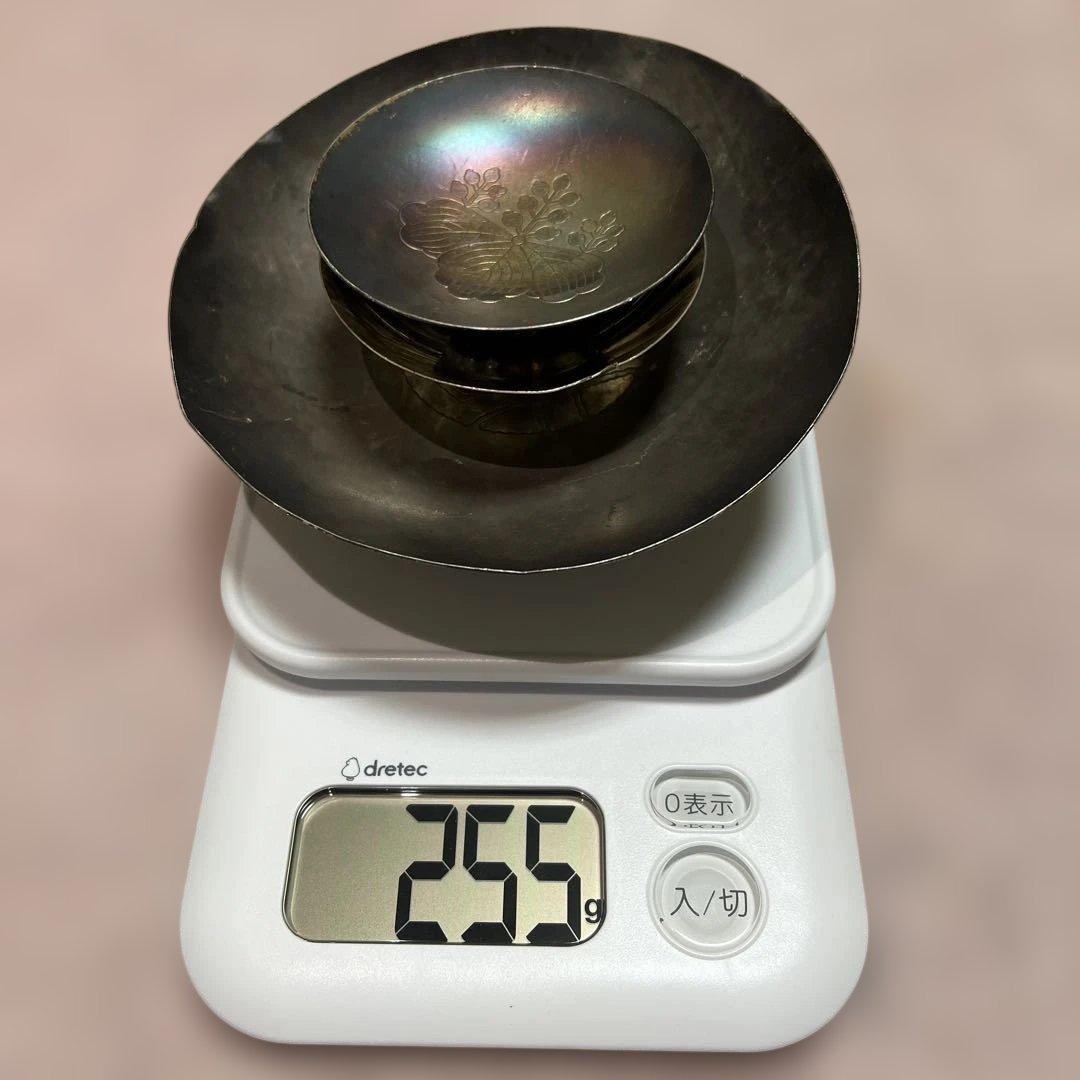 純銀製/銀杯/打刻あり◆約255グラム/まとめ売り　ジャンク