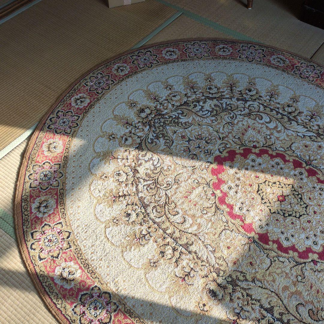 ★値下げ! 投げ売り お買い得★ペルシャ風絨毯 メダリオン柄 絨毯 センターラグ