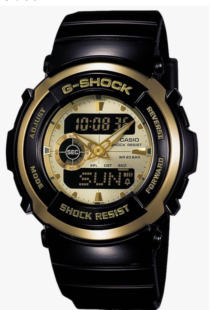 【新品未使用】最終値下げ G-SHOCK G-300C-9AJFブラックゴールド