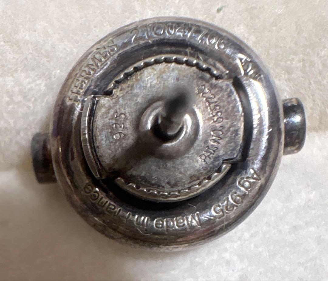 HERMES グレナン　イヤリング　シルバーピアス