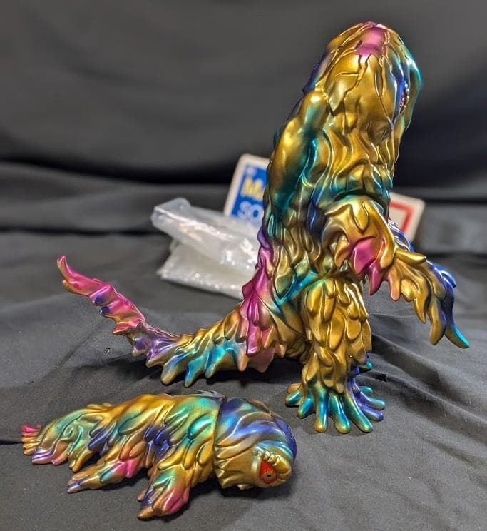 ヘドラ＋水中期（マルサン）モンスターズラボ限定ソフビフィギュア２体セット