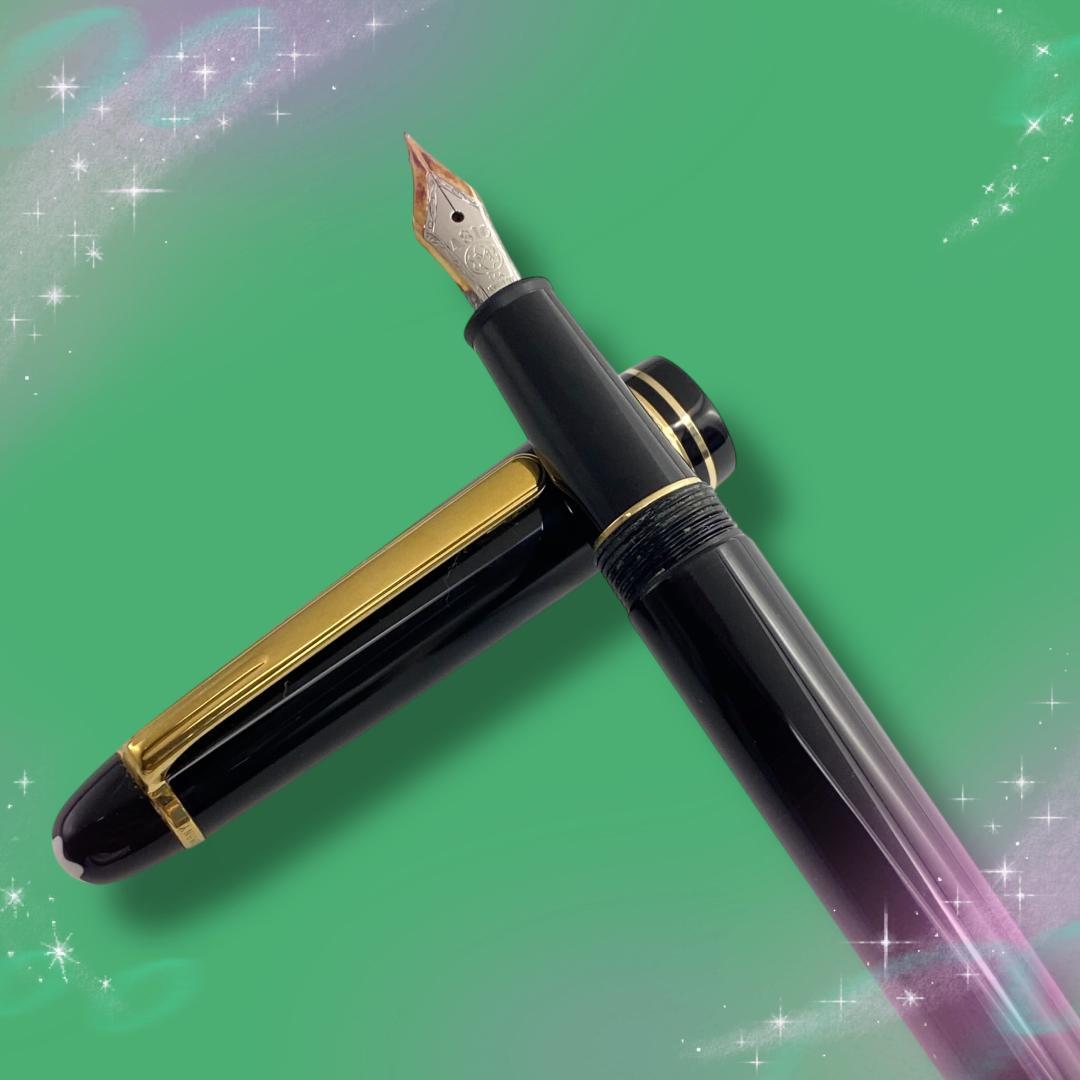 《美品》 モンブラン マイスターシュテュック 万年筆 クラシック ペン先14K