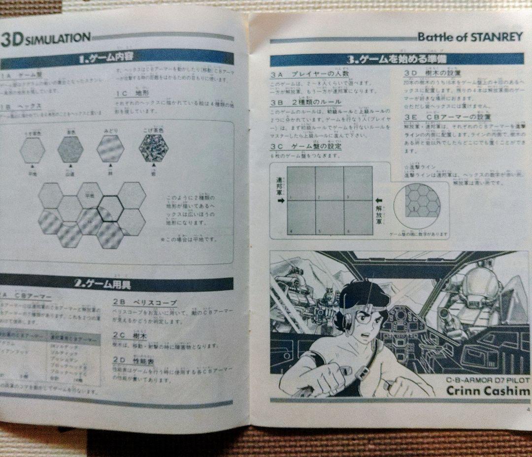 太陽の牙ダグラム　BATTLE OF STANREY 3Dシミュレーションゲーム