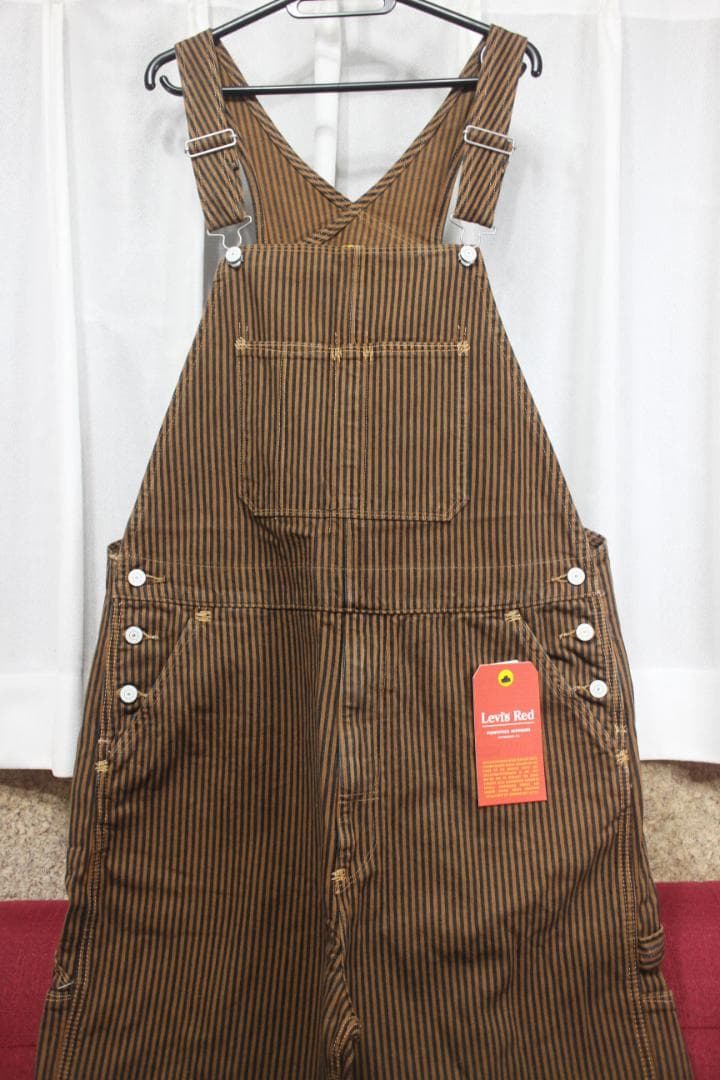 リーバイス レッド　オーバーオール　ブラウンヒッコリー　Lサイズ　未使用