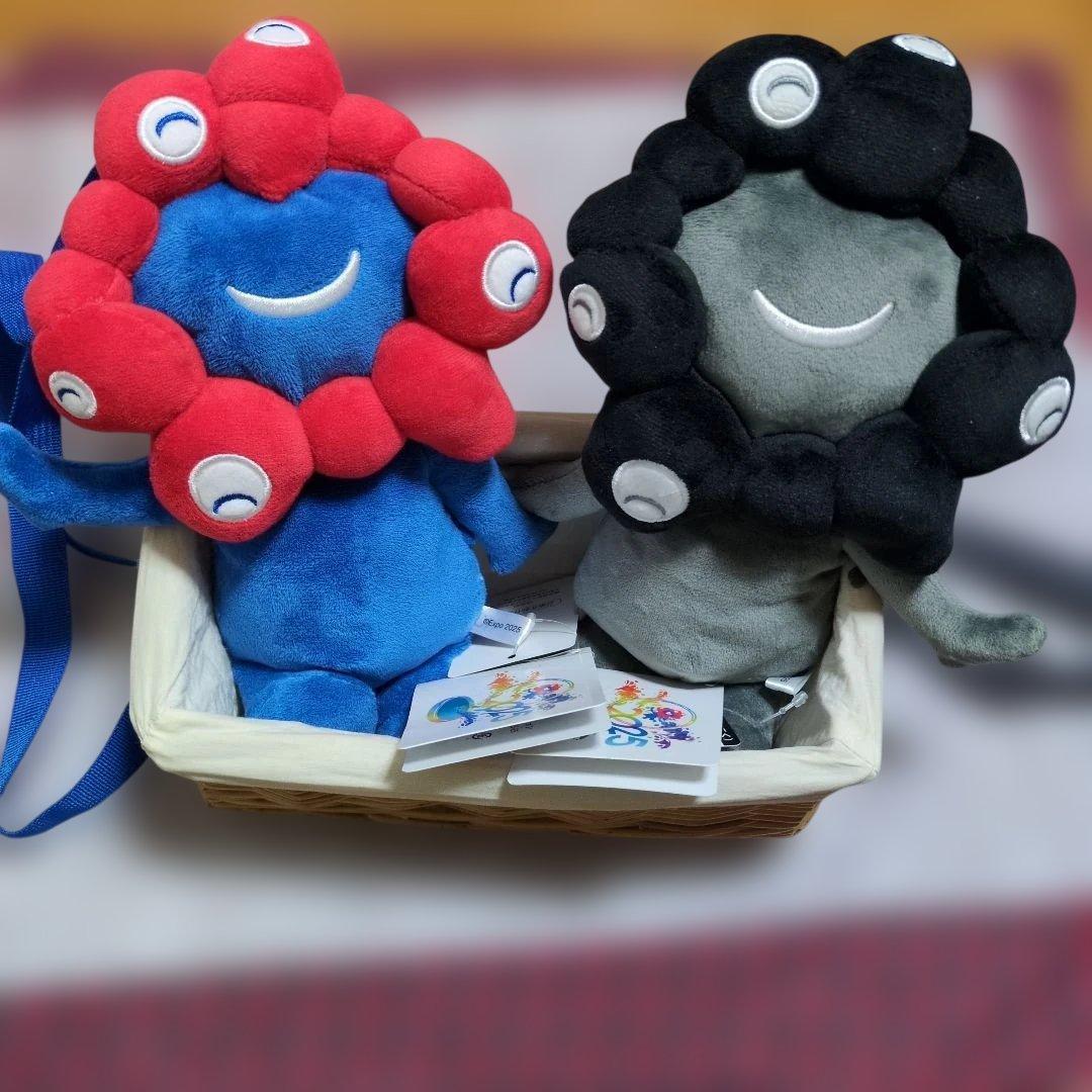 EXPO2025 黒ミャクミャク ぬいぐるみ ポーチ ショルダー 万博会場限定