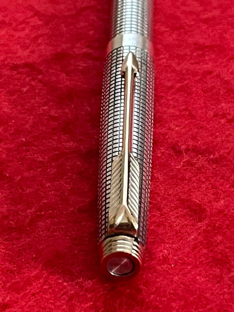 パーカー75ボールペン シズレ スターリングシルバー ❗️リフィル新品‼️