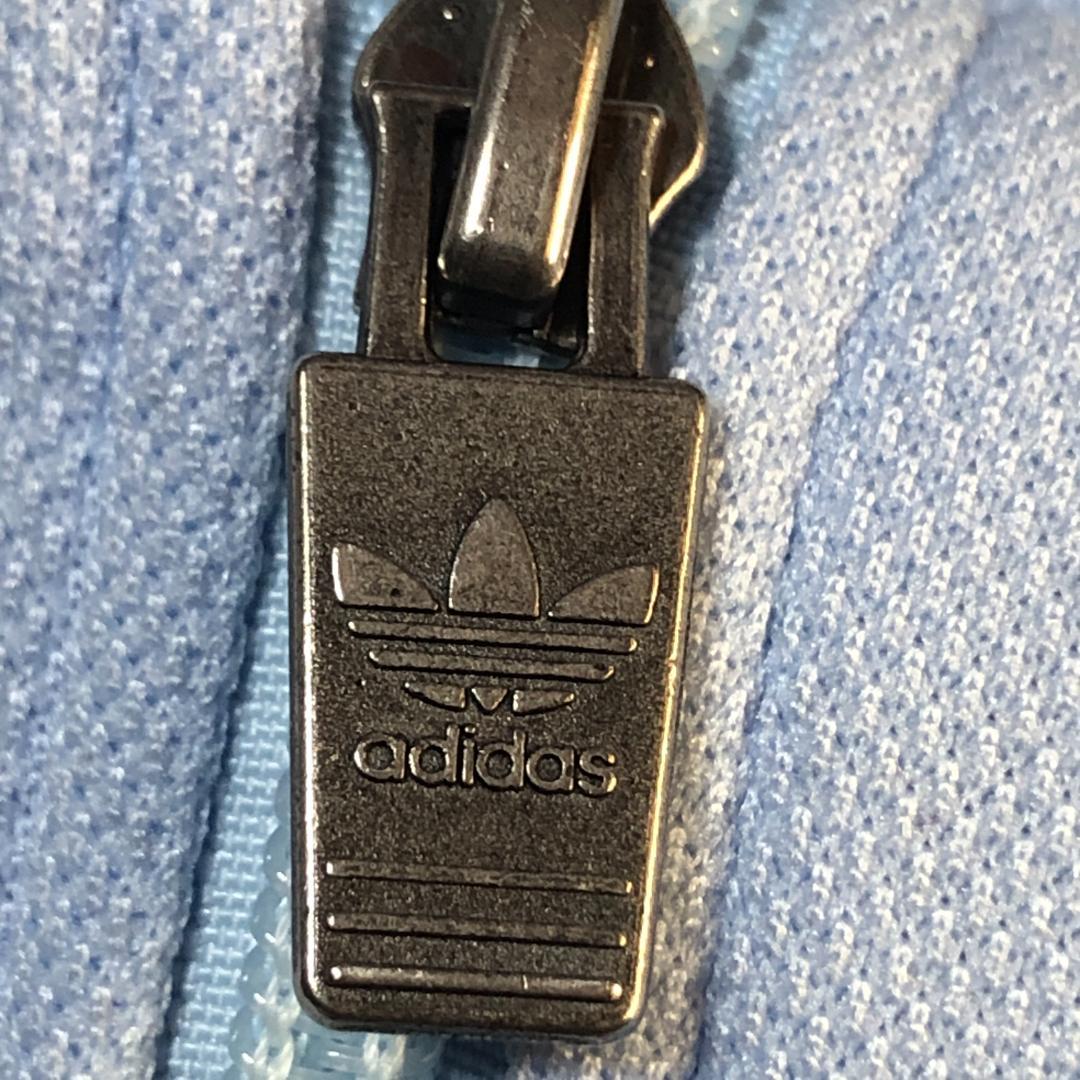 90年代 デサント製 アディダス トラックジャケット トレフォイルロゴ刺繍 S