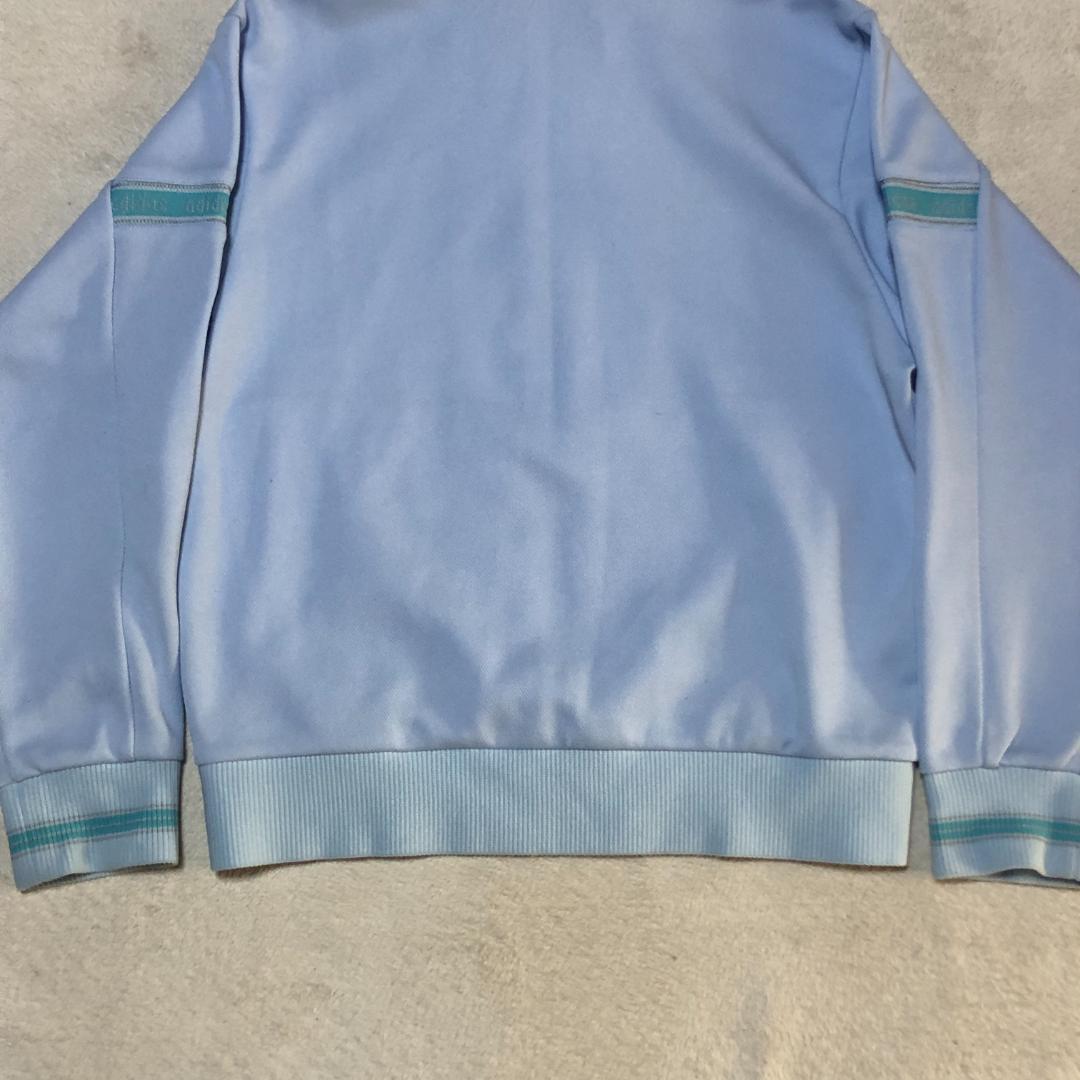 90年代 デサント製 アディダス トラックジャケット トレフォイルロゴ刺繍 S