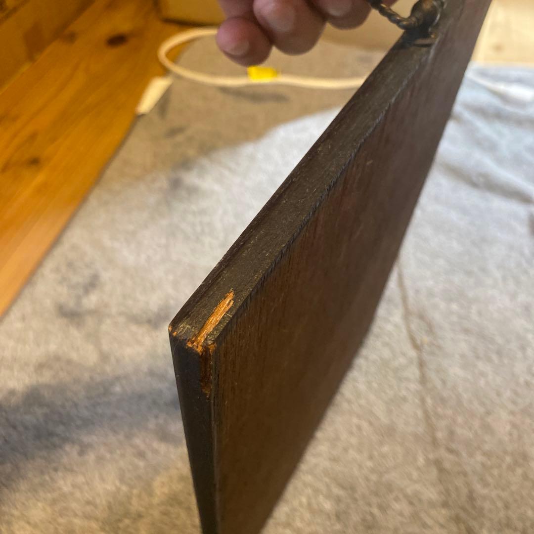 ビンテージ　VOGUE MOON 木製プレートポスター　アートポスター　絵画