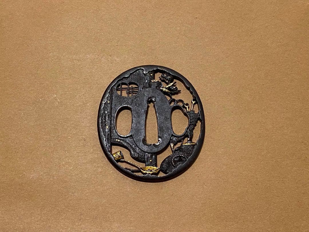 刀装具　鉄鍔　鐔　② 武具　刀