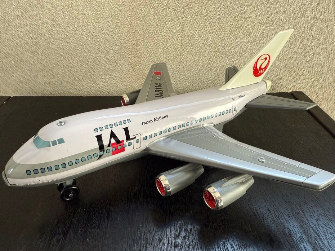 イチコー 日本航空 ジャンボジェット 747 JAL 金属玩具 ブリキ