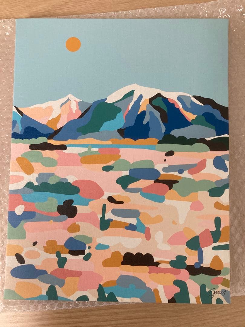 ジェリー鵜飼 キャンバスアート スマイルビレッジ#2 jerry ukai