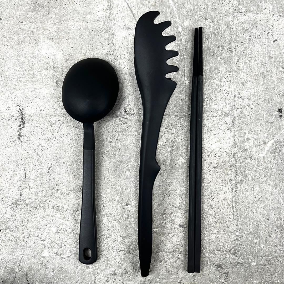 廃盤品 peak キッチンツール6点セット　メッシュケース付き