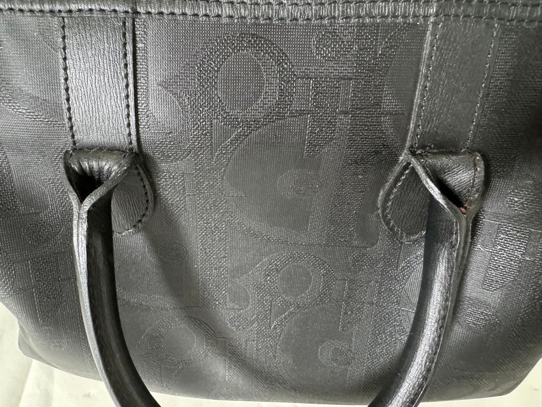 在庫セールChristian Dior ボストンバッグ トロッター柄 PVC