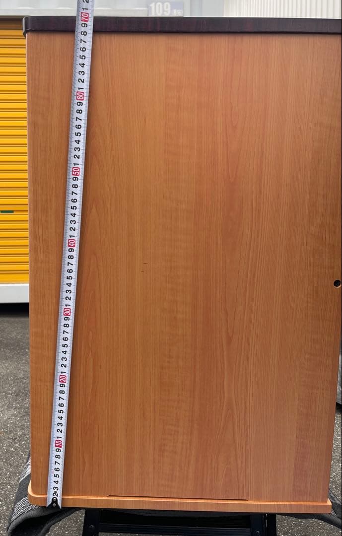 水槽台・キャビネット ダークブラウン/ライトブラウン