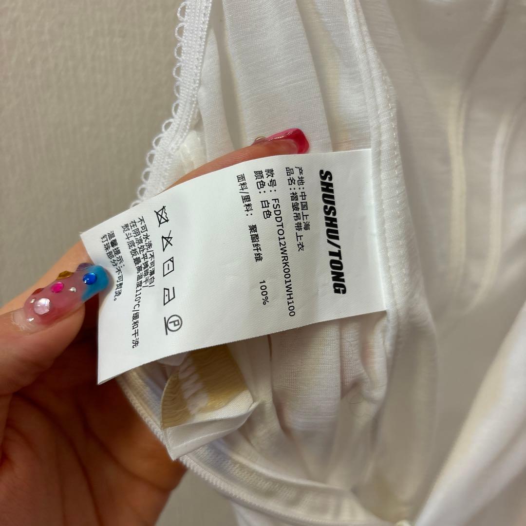 shushu tong シュシュトン　レース　キャミソール　ボディースーツ