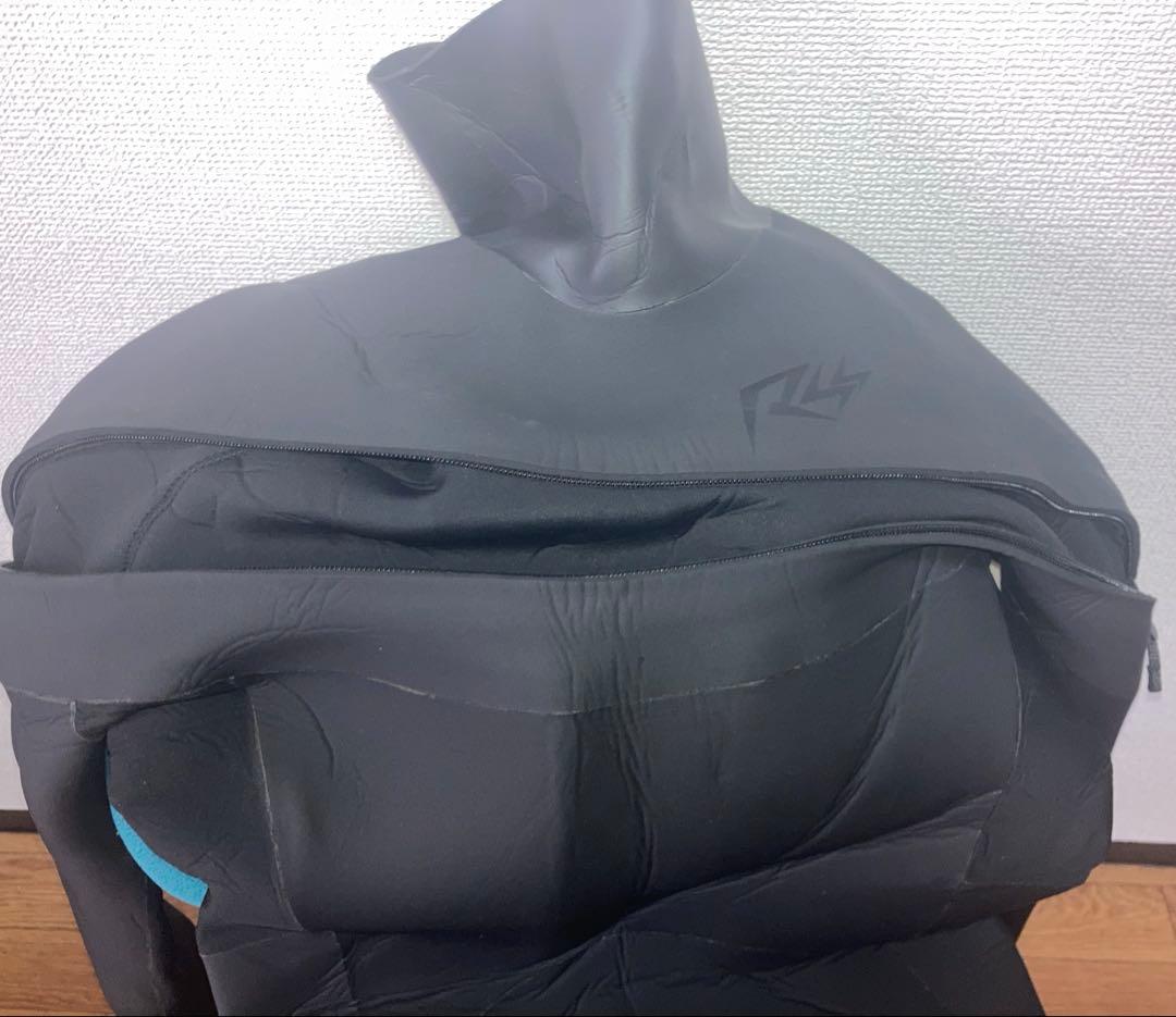 RSS⭐️XLBサイズロングチェストジップセミドライウェットスーツ5/3㎜