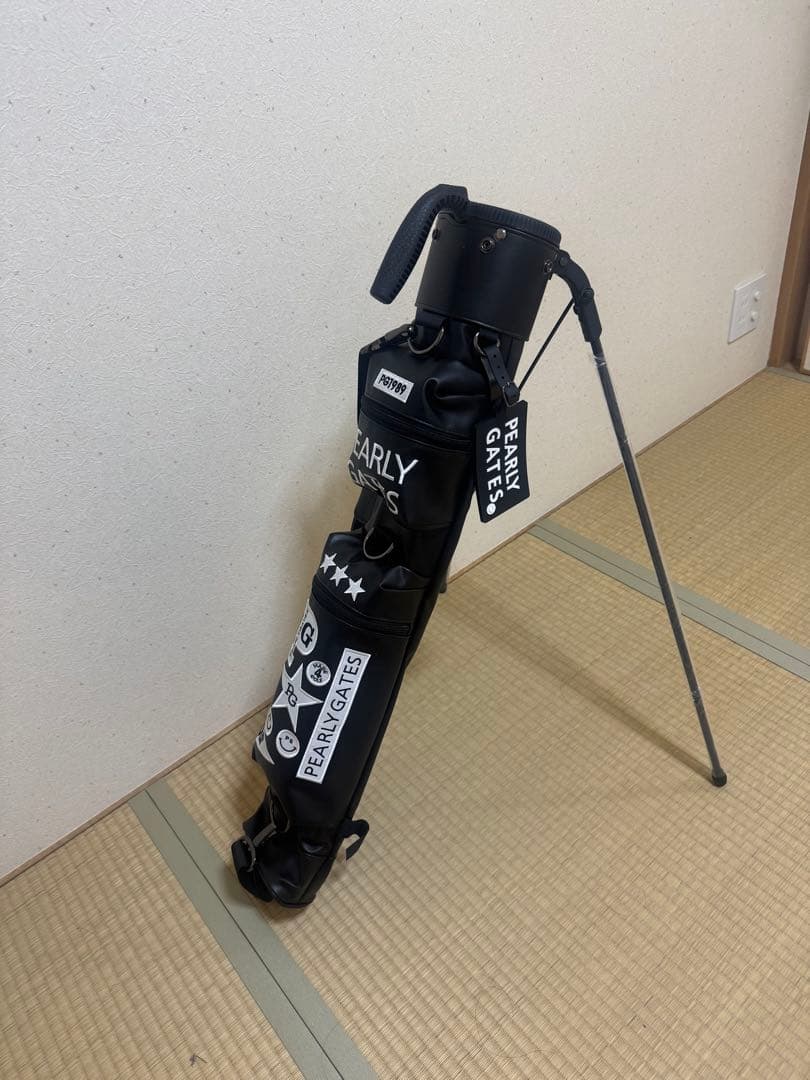 【新品未使用】PEARLY GATES ゴルフスタンドバッグ ブラック