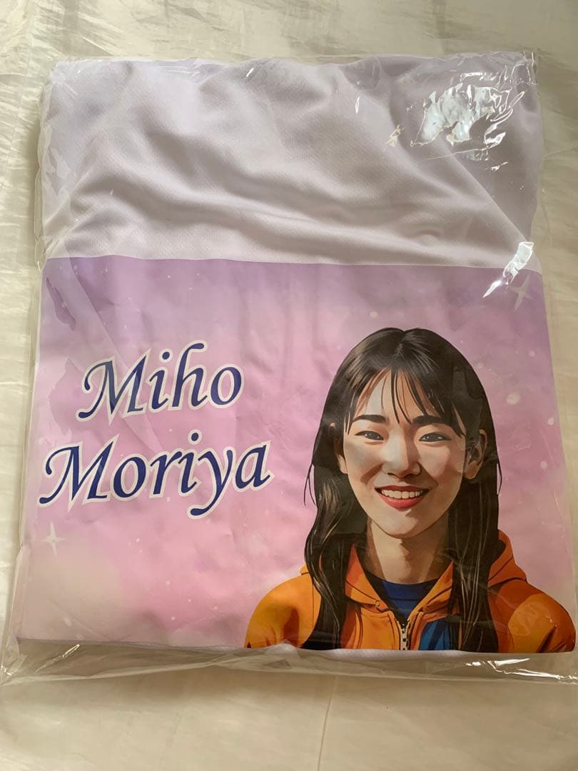 ボートレース　守屋美穂　似顔絵イラストパーカー