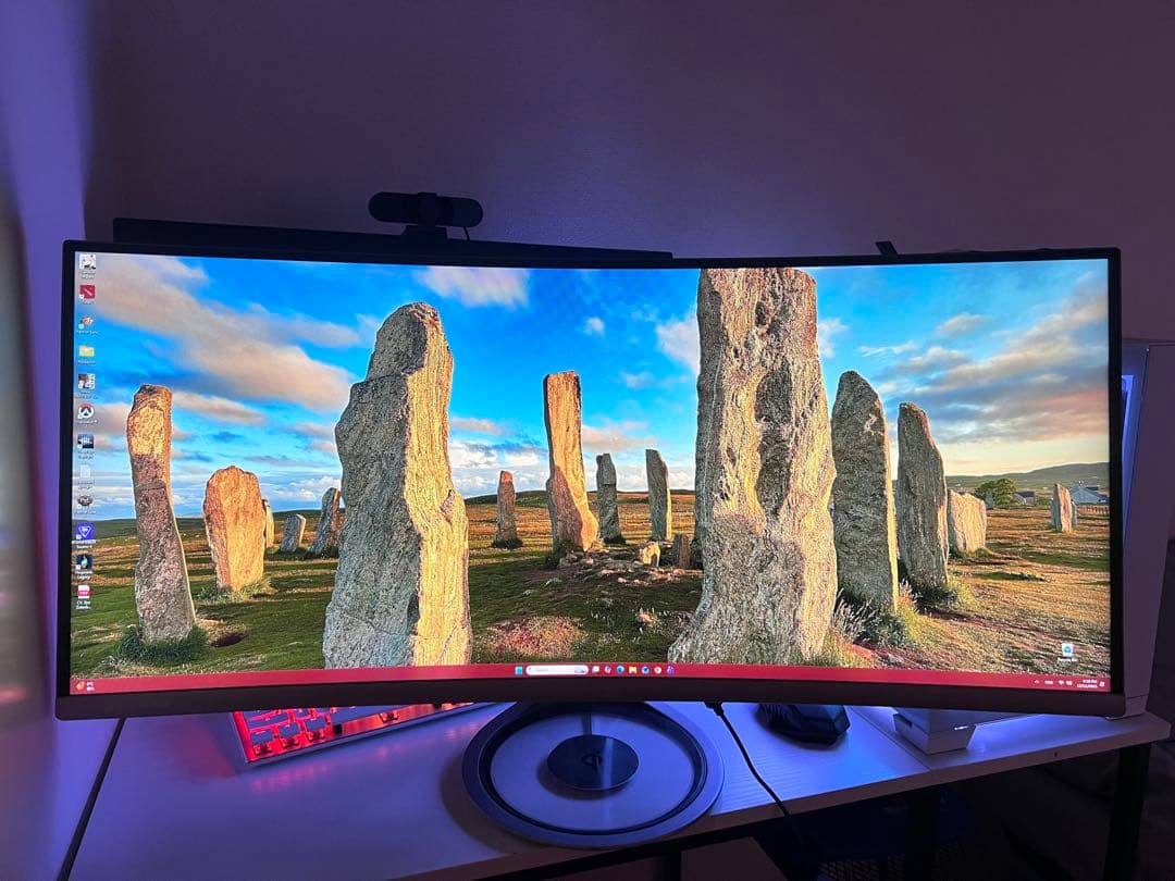 ASUS MX34VQ 34インチ ウルトラワイド 曲面モニター 箱なし