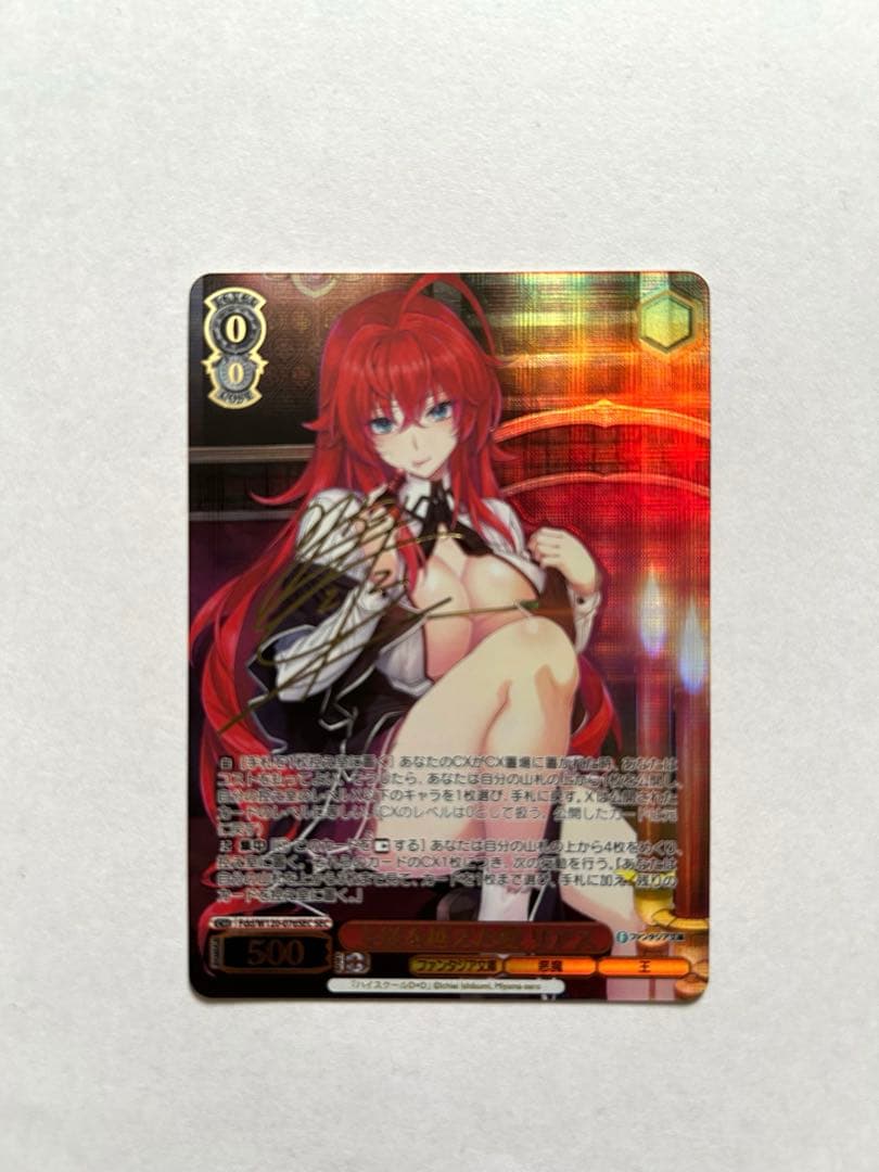 主従を越えた愛　リアス　SEC サイン　ハイスクールd×d