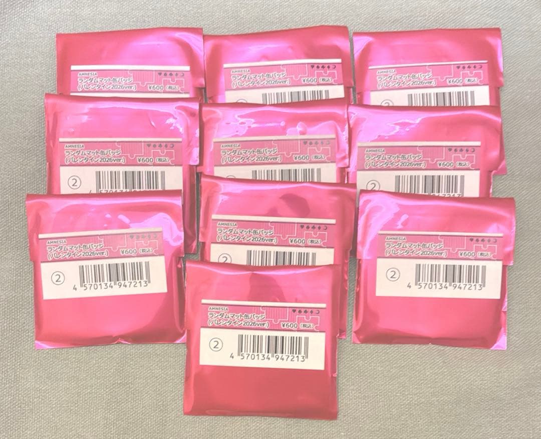 オトメイト アムネシア AMNESIA バレンタイン 缶バッジ