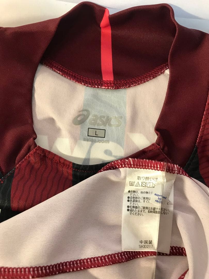 正規品asics ヴィッセル神戸「39」伊野波雅彦 半袖Lサイン入りユニフォーム