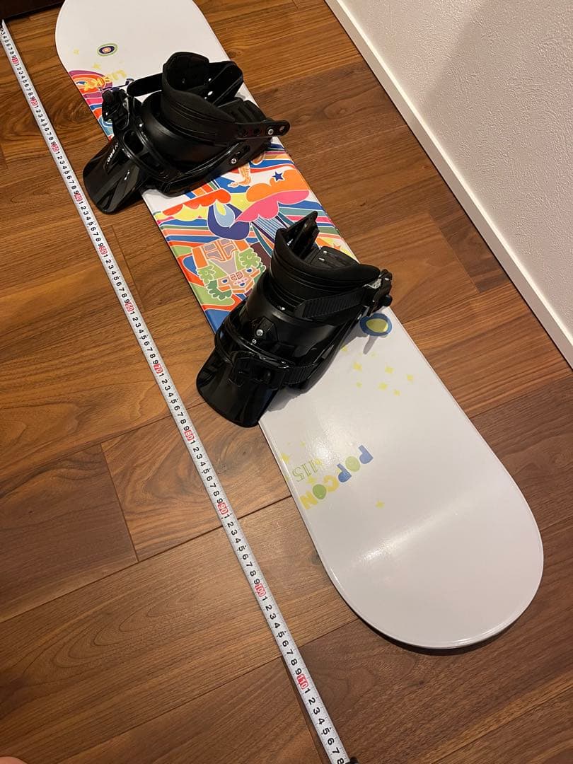 子供用　スノーボード板　115㎝　LISKY ビンディングセット
