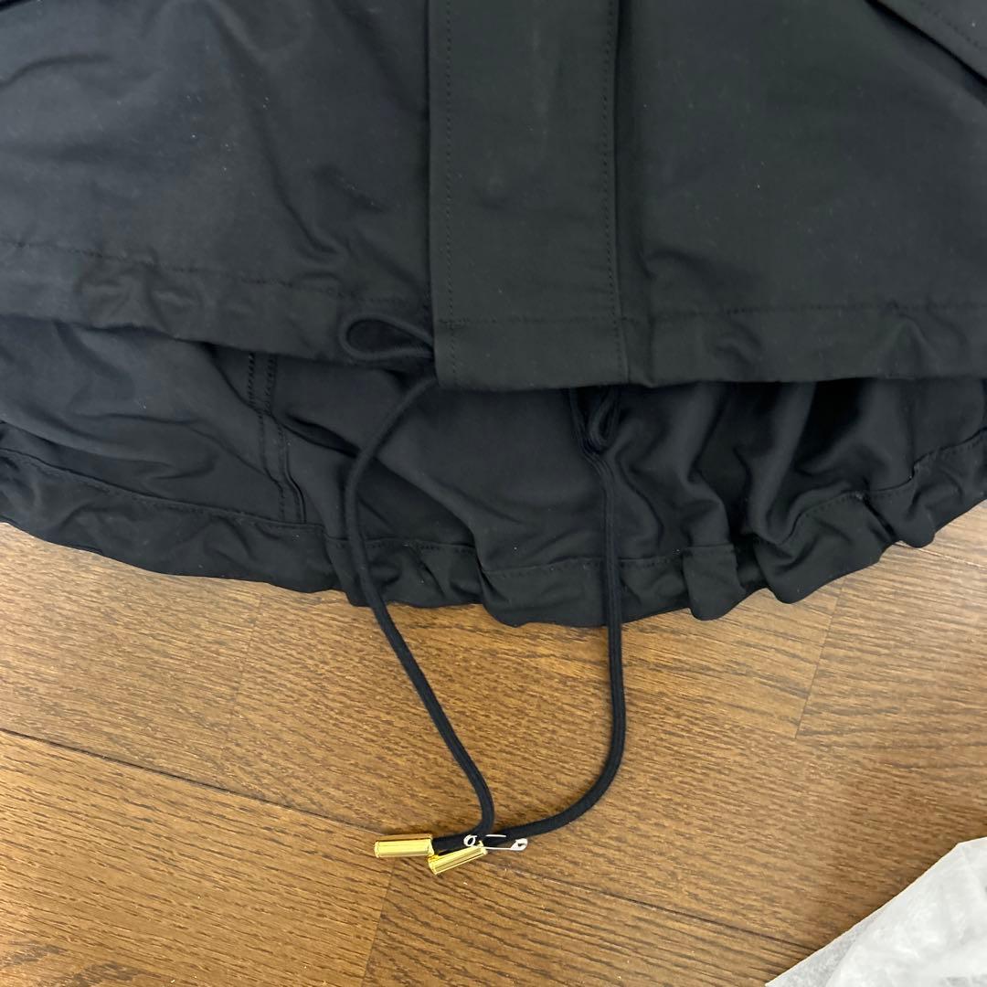 ザリラクス　フード付き モッズコート　黒　34サイズ　ユナイテッドアローズ 購入