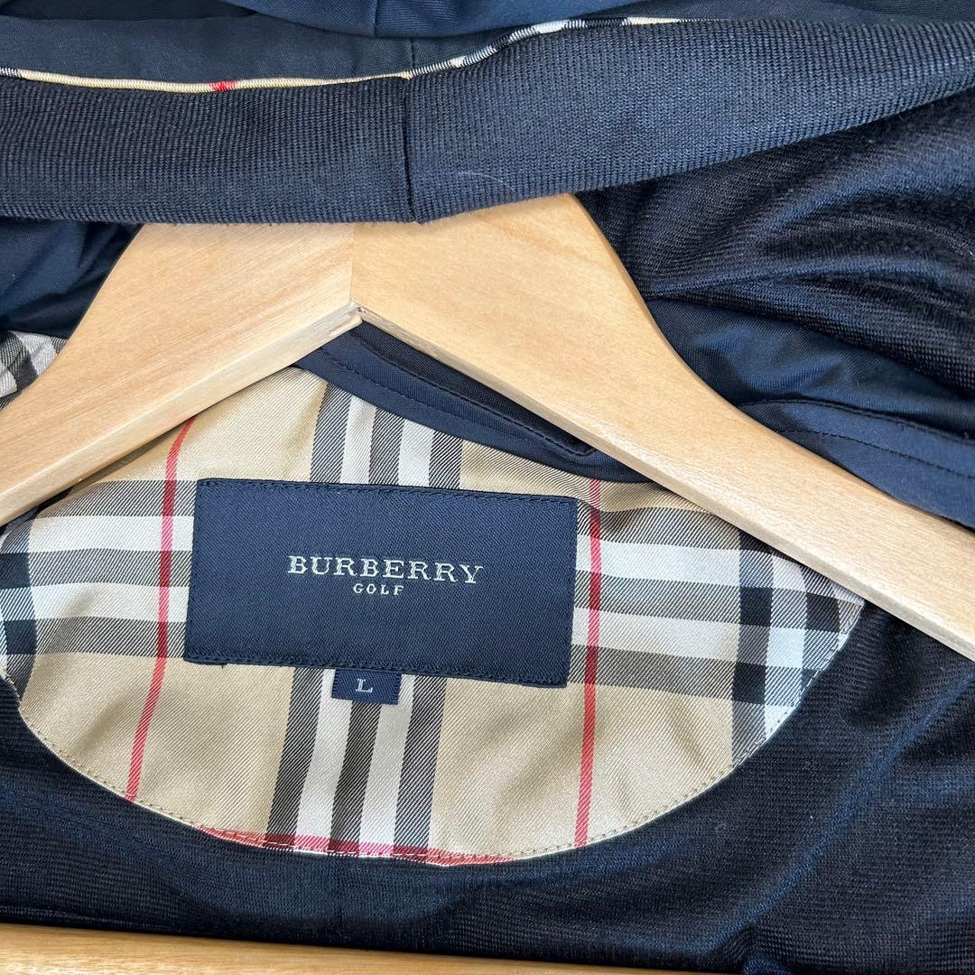 バーバリーゴルフ　2way フード　取り外し　ジャケット　男女兼用　ブラック