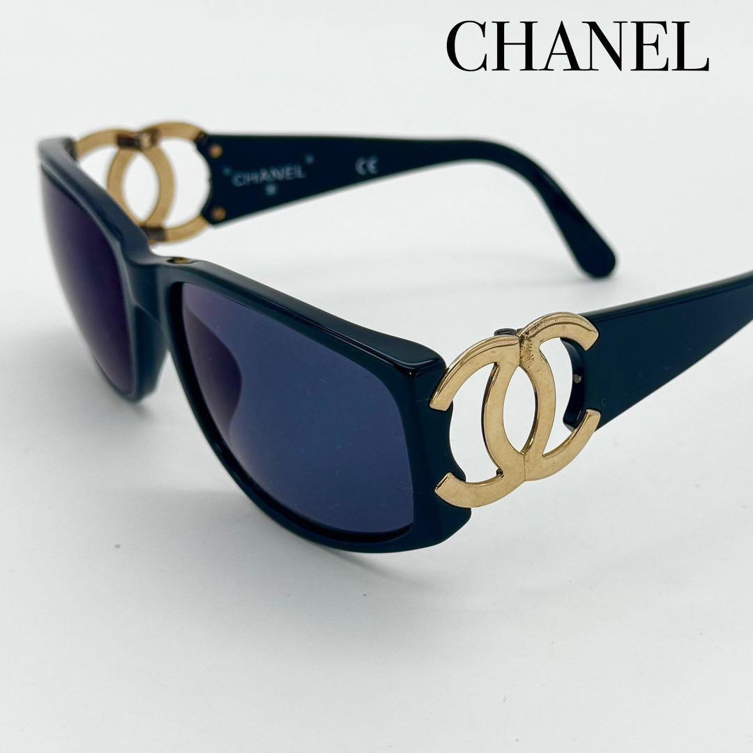 CHANEL シャネル ココマーク サングラス 度入り 金 ゴールド レディース