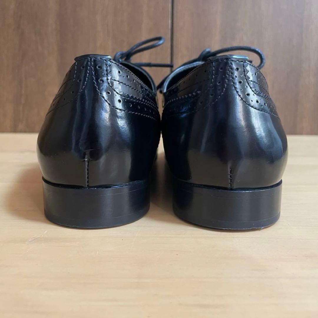 美品✨定価9万　セルジオロッシ　レースアップフラットシューズ　22.5cm