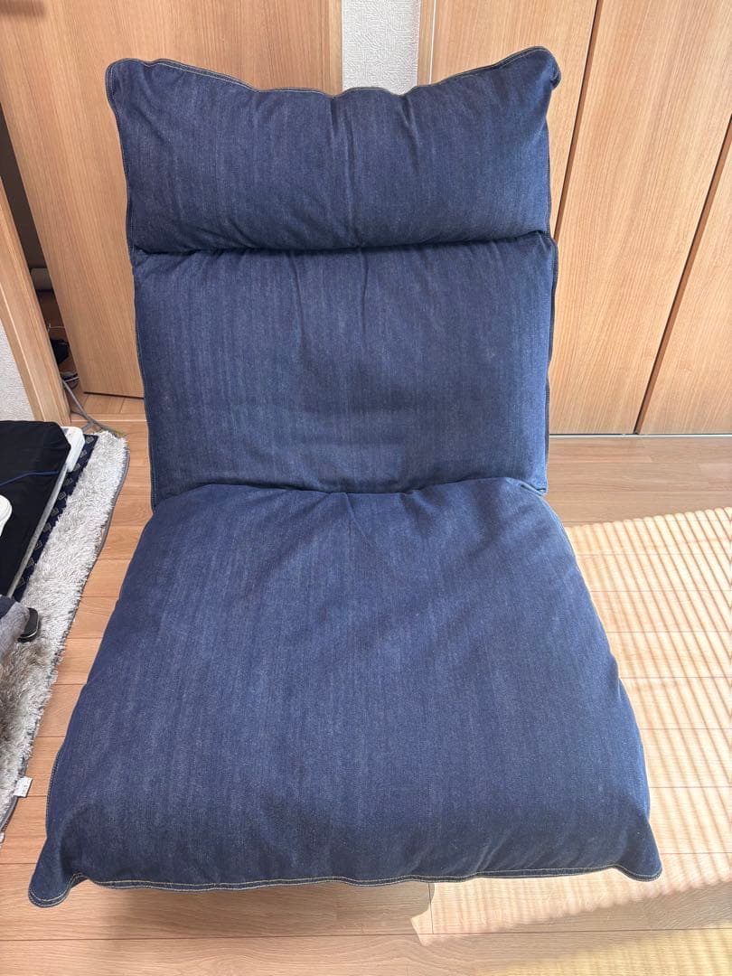 すうページ① 無印良品　ハイバックリクライニングソファ　替えカバー付