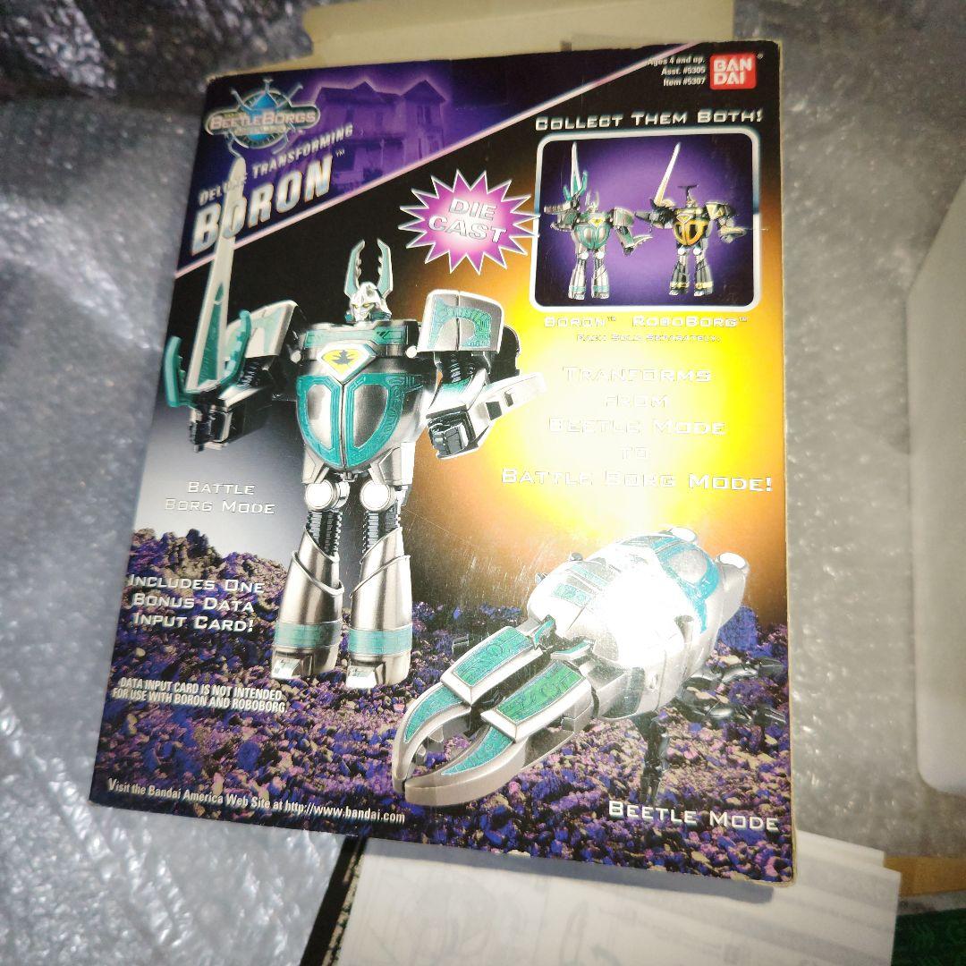 クワガタイタン　ビートルボーグ　ボロン　海外　ビーファイターカブト　シール未使用