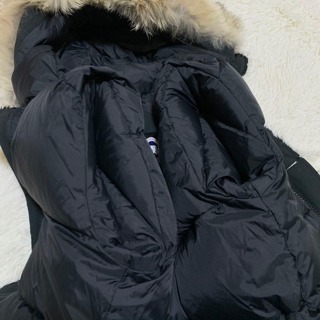 【美品】カナダグース ダウン ジャスパー 3438JM コヨーテ ブラック XS