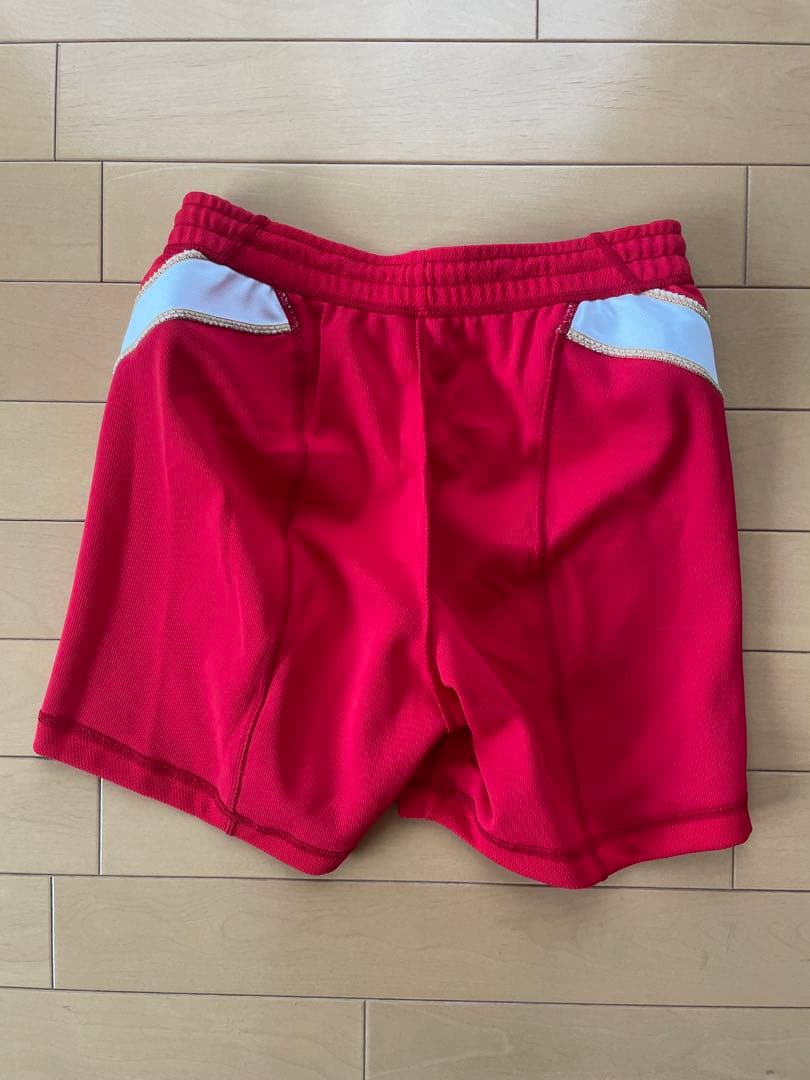 タグ付未使用品　ミズノ　Mizuno バレーボール パンツ 練習着　赤　XO