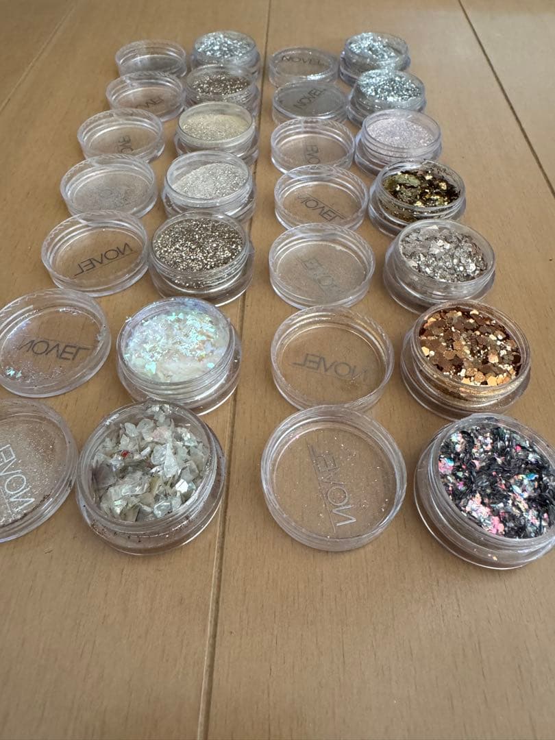 ほぼ未使用品　NOVEL ジェルネイル　パウダー　パーツセット