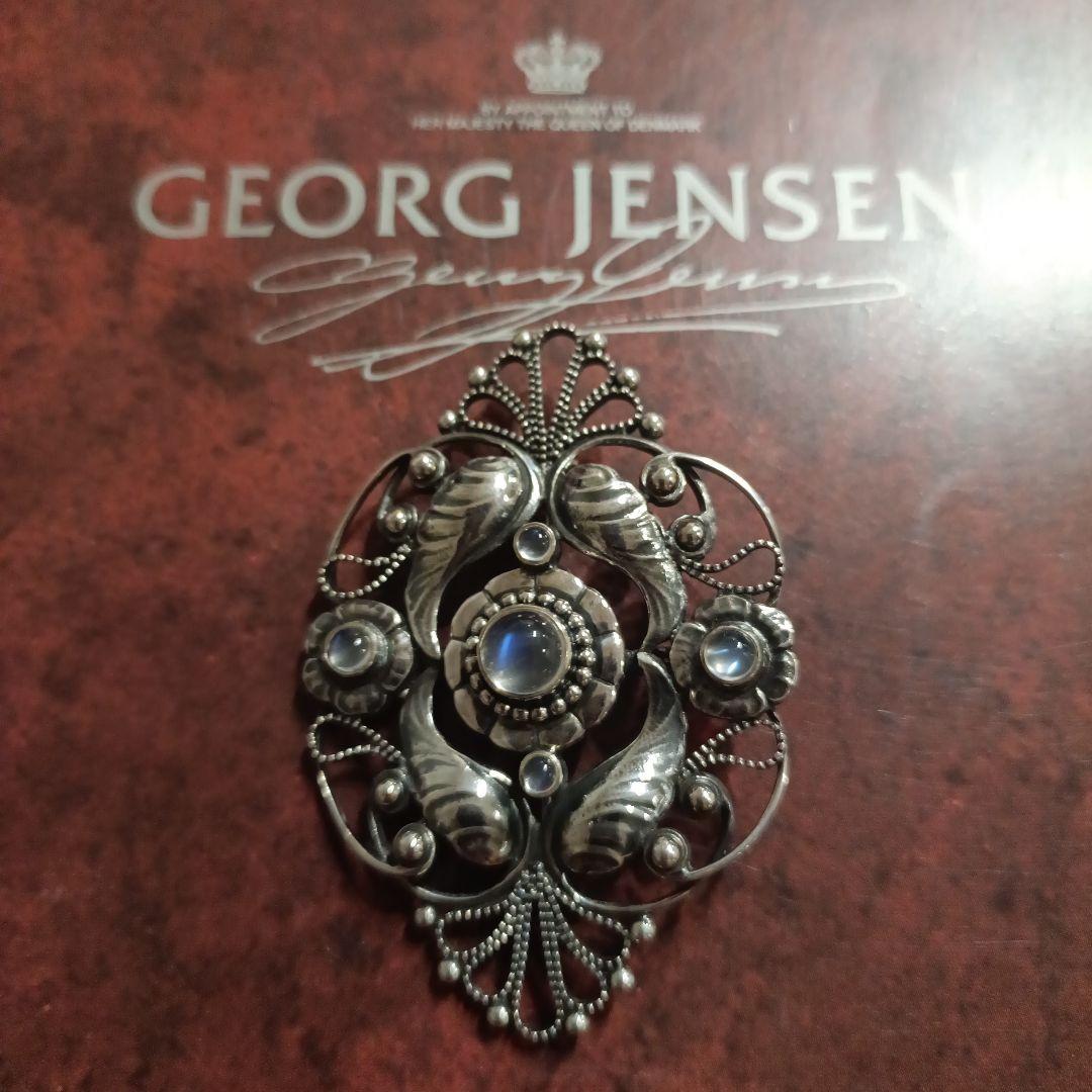 ほぼ未使用　  ブルームーンストーン　ブローチ172A