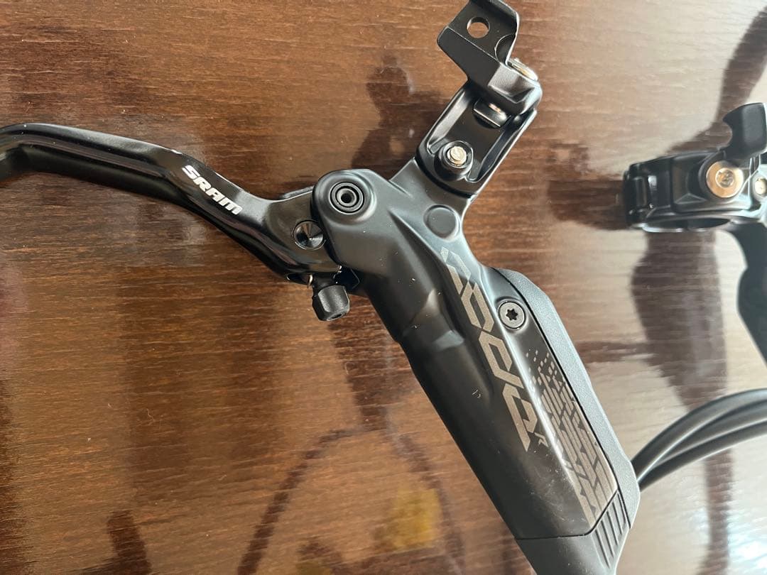 新品SRAM code R MTB ブレーキ前後セット　ローター前後台座小物付き