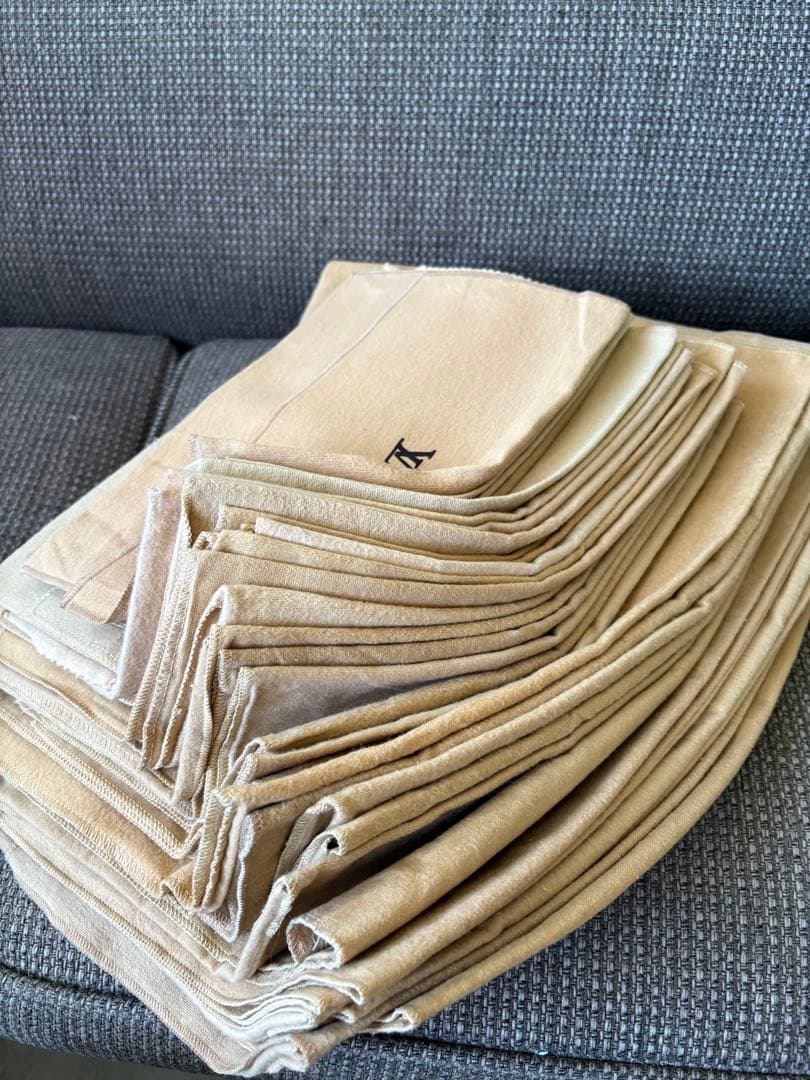 正規品 旧型ルイヴィトン　バッグ保存袋　33枚セット（大、中、小）