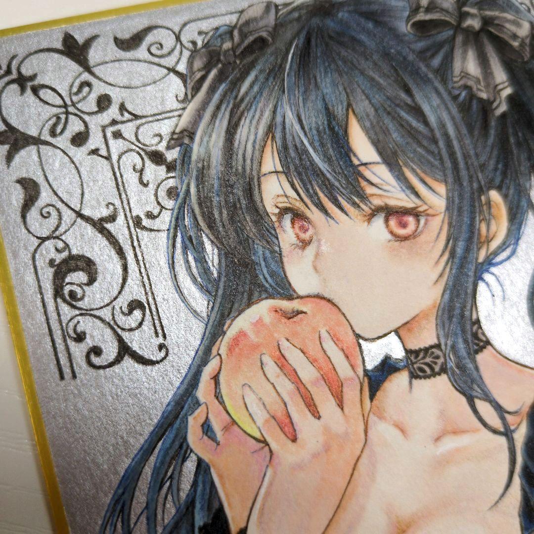 d*7様 オリジナル 手描き アナログイラスト 色紙 13