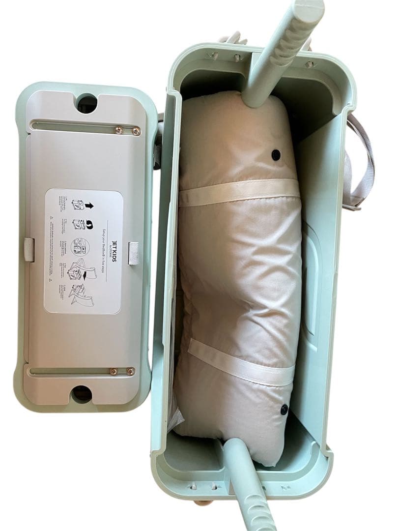 ジェットキッズ BY ストッケ ベッドボックス（グリーン）マットレス、シール付