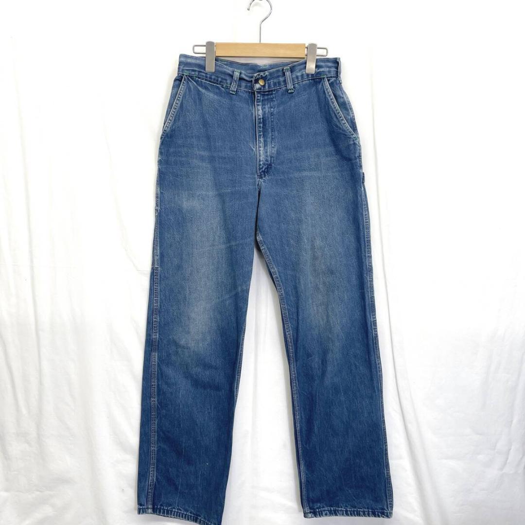 OSHKOSH : 60s 70s デニムペインターパンツ★インディゴ