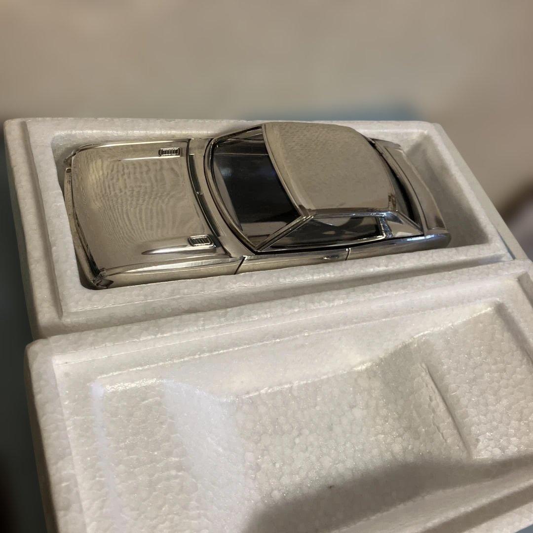 当時ものトヨタセリカ　金属製メタルシガレットケース　シルバー非売品