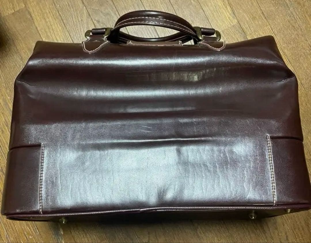 美品BLICS 旅行鞄　ゴルフバッグ　ダークブラウン　イタリアンレザー バッグ