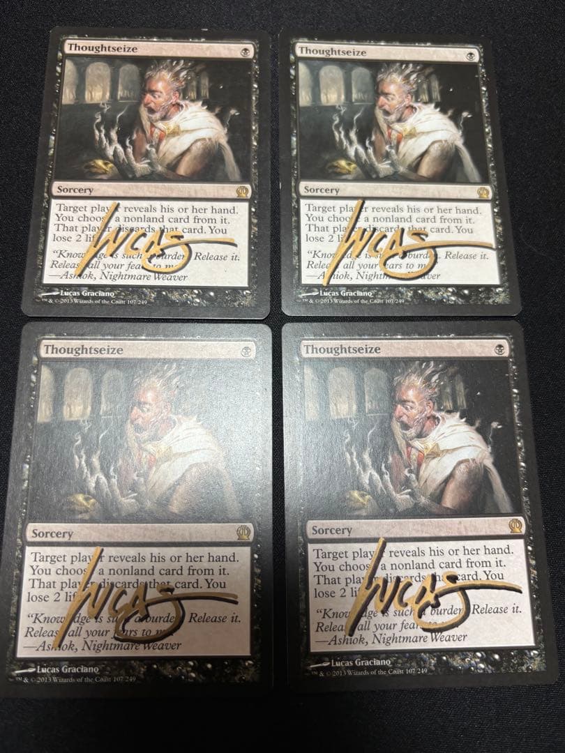 思考囲い 英語版 サインド 4枚